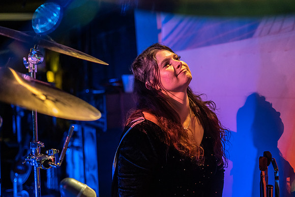 Off- Stage Year of October, The Weird Sisters, Nomad at The Wormhole Bar, Savannah, GA, Photography by Valentin Sivyakov-VAL02874