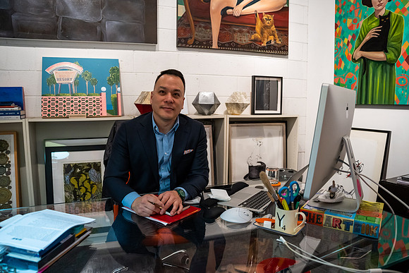 KAI LIN ART Reverie Patrick Heagney show photo by Valentin Sivyakov-VAL09893