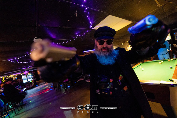 Off-Stage Halloween Havoc at The Wormhole photo by Valentin Sivyakov