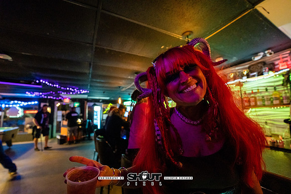 Off-Stage Halloween Havoc at The Wormhole photo by Valentin Sivyakov