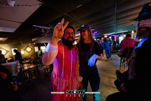 Off-Stage Halloween Havoc at The Wormhole photo by Valentin Sivyakov