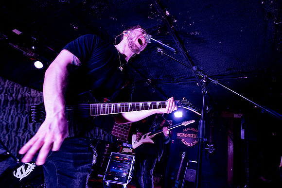 158- Nvision and Heavens Void, Pink Peugeot at Sav Wingmen Clubhouse photo by Valentin Sivyakov-VAL00924