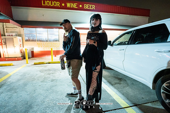 Off-Stage Halloween Havoc at The Wormhole photo by Valentin Sivyakov
