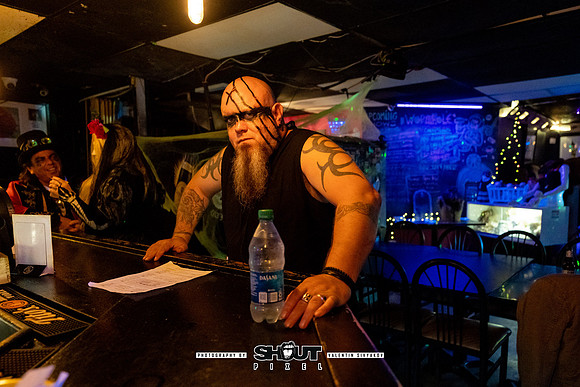 Off-Stage Halloween Havoc at The Wormhole photo by Valentin Sivyakov