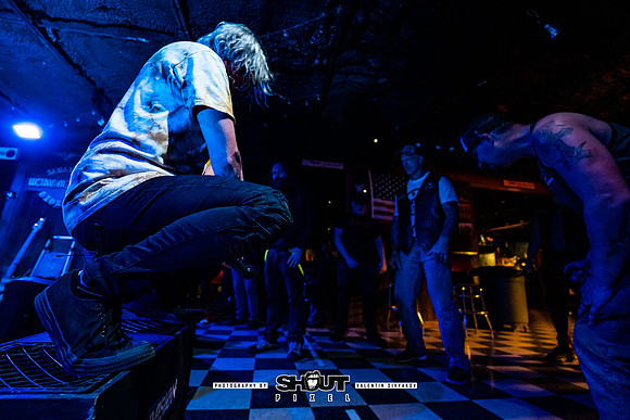 176- Nvision and Heavens Void, Pink Peugeot at Sav Wingmen Clubhouse photo by Valentin Sivyakov-VAL01162