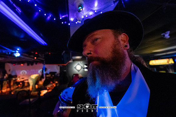 Off-Stage Halloween Havoc at The Wormhole photo by Valentin Sivyakov