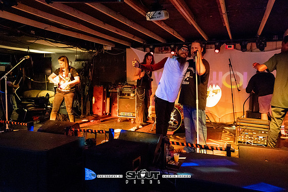Off-Stage Halloween Havoc at The Wormhole photo by Valentin Sivyakov