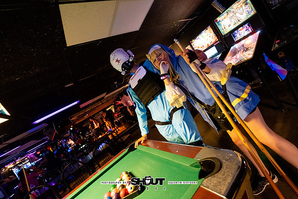 Off-Stage Halloween Havoc at The Wormhole photo by Valentin Sivyakov