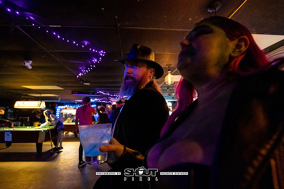 Off-Stage Halloween Havoc at The Wormhole photo by Valentin Sivyakov