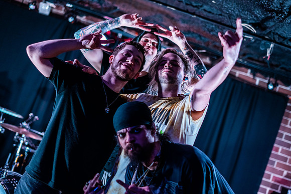 193- Nvision and Heavens Void, Pink Peugeot at Sav Wingmen Clubhouse photo by Valentin Sivyakov-VAL01295