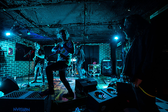 186- Nvision and Heavens Void, Pink Peugeot at Sav Wingmen Clubhouse photo by Valentin Sivyakov-VAL01249