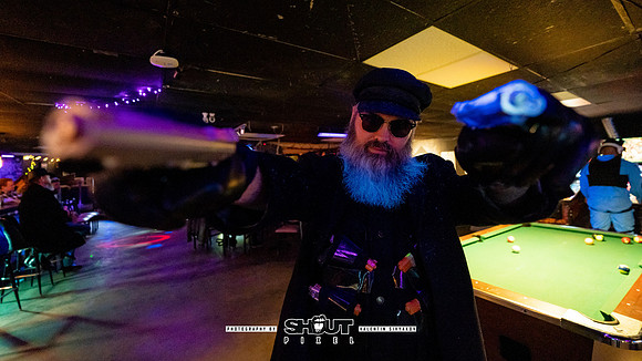 Off-Stage Halloween Havoc at The Wormhole photo by Valentin Sivyakov