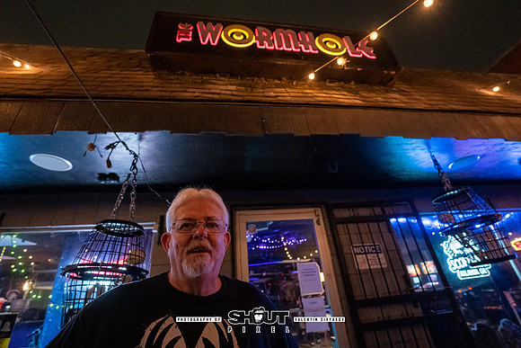 Off-Stage Halloween Havoc at The Wormhole photo by Valentin Sivyakov