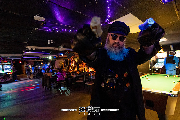 Off-Stage Halloween Havoc at The Wormhole photo by Valentin Sivyakov