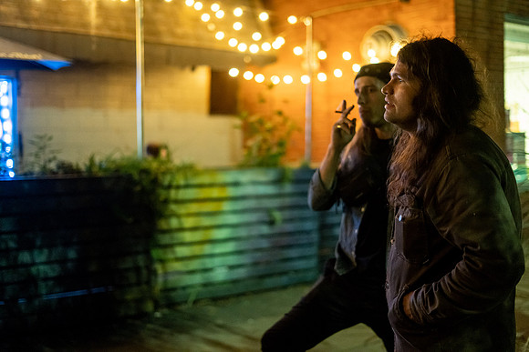 Off- Stage Year of October, The Weird Sisters, Nomad at The Wormhole Bar, Savannah, GA, Photography by Valentin Sivyakov-VAL02957