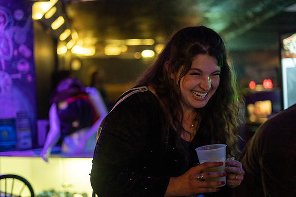 Off- Stage Year of October, The Weird Sisters, Nomad at The Wormhole Bar, Savannah, GA, Photography by Valentin Sivyakov-VAL02628