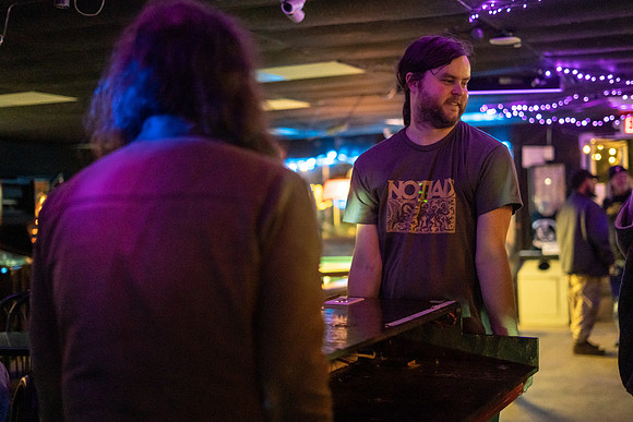 Off- Stage Year of October, The Weird Sisters, Nomad at The Wormhole Bar, Savannah, GA, Photography by Valentin Sivyakov-VAL02883