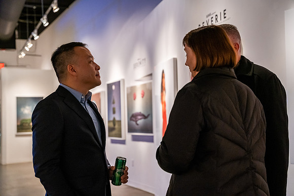 KAI LIN ART Reverie Patrick Heagney show photo by Valentin Sivyakov-VAL00279