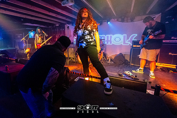 135-I Alone at Nightmare before Christmas Metal Show Wormhole bar photo by Valentin Sivyakov