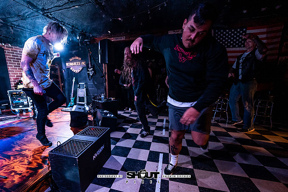 173- Nvision and Heavens Void, Pink Peugeot at Sav Wingmen Clubhouse photo by Valentin Sivyakov-VAL01137