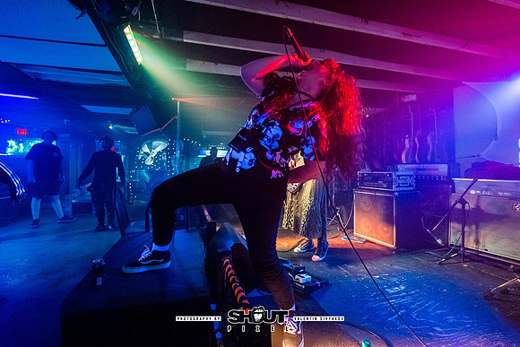 122-I Alone at Nightmare before Christmas Metal Show Wormhole bar photo by Valentin Sivyakov