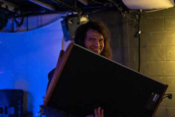 Off- Stage Year of October, The Weird Sisters, Nomad at The Wormhole Bar, Savannah, GA, Photography by Valentin Sivyakov-VAL02861